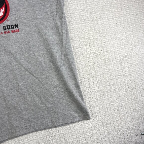 VTG Y2K Spitfire Shirt Mens Size Small Skate Live To Burn Grey T-shirt - Picture 5 of 16